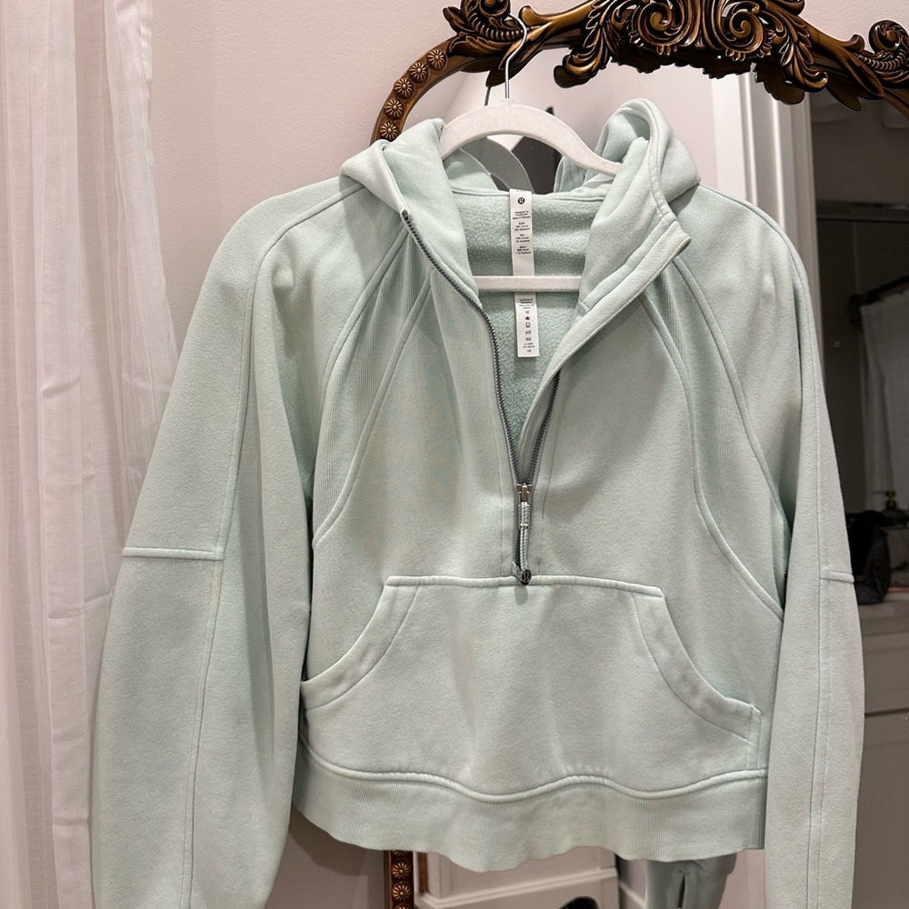 lululemon athletica Half-Zip Cropped Hoodie